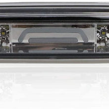 for 99-07 Chevrolet (Chevy) Silverado GMC Sierra 1500 2500 3500 HD Classic, LED Third 3rd Brake Light Reverse Light Rear Cargo Lamp High Mount Stop light Chrome Housing (Clear)