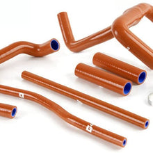 Silicone Radiator Coolant Hose Kit Clamps For KTM LC4 620 625 640 660 Dark Orange