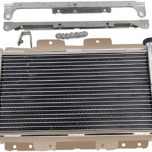 ALLOYWORKS 3 Row Aluminum Radiator For 2006-2009 Yamaha Rhino 450/2004-2007 Yamaha Rhino 660