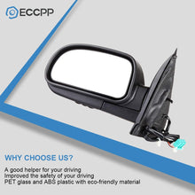 ECCPP Towing Mirror For 02-09 Chevy Trailblazer/Trailblazer EXT 03-08 for Isuzu Ascender 02-04 for Oldsmobile Bravada 02-09 GMC Envoy/Envoy XL/Envoy XUV/Jimmy Power Heated Manul-Folding