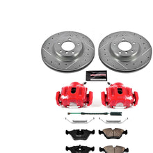 Power Stop KC582 1-Click Performance Brake Kit with Caliper, Front Only