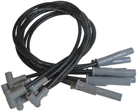 MSD 35383 Black 8.5mm Super Conductor Spark Plug Wire Set