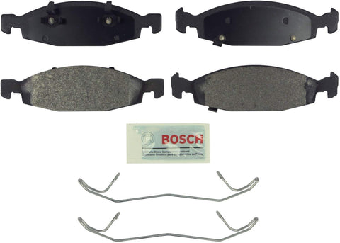 Bosch BE790H Blue Disc Brake Pad Set with Hardware for 1999-02 Jeep Grand Cherokee - FRONT