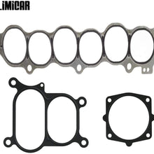 LIMICAR Upper Intake/Plenum Gasket Set MS96471 Intake Manifold Gasket Compatible with 2002-2006 Altima 2002-2008 Maxima 2003-2007 Murano 2002-2004 Infiniti I35