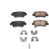 Power Stop 17-1313, Z17 Rear Ceramic Brake Pads with Hardware