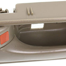 Interior Door Handle Compatible with Toyota Camry 2002-2006 Set of 4 Front and Rear Right Side and Left Side Beige Plastic Japan/Usa Built