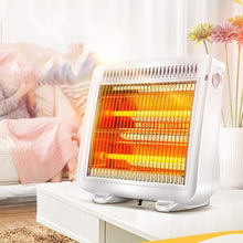 Zyyqt Flatbed Fan Heater,Ceramic Heater Electric Fan Heater Bar Halogen Heater Protection,for Office Bedroom Desk Garage Car Camp Tent