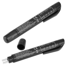 Brake Fluid Tester, Digital Brake Fluid Tester Oil Quality Check Pen W/ 5 LED Lights for DOT3 / DOT4 / DOT5