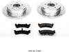 Power Stop K1858 Rear Brake Kit with Drilled/Slotted Brake Rotors and Z23 Evolution Ceramic Brake Pads