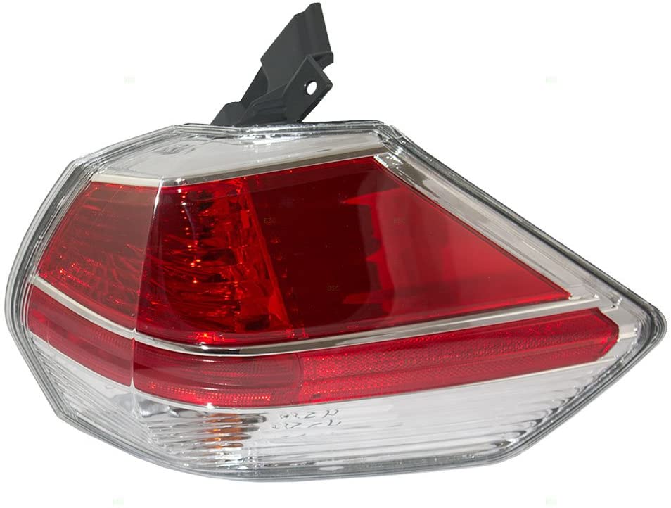 Replacement Passengers Taillight Tail Lamp Quarter Panel Mounted Lens Compatible with 14-16 Rogue SUV 26550-4BA0A