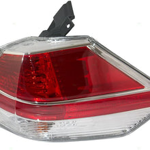 Replacement Passengers Taillight Tail Lamp Quarter Panel Mounted Lens Compatible with 14-16 Rogue SUV 26550-4BA0A