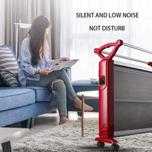 OCYE Space Heater, with Intelligent Constant Temperature and Dumping Power-Off Function, 5-Speed Adjustable, for Indoor Use-(red, Coffee Color)