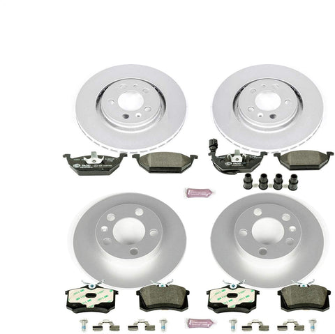 Power Stop ESK840 Front & Rear Euro-Stop Brake Kit Volkwagen