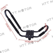 HTTMT KAYAK-FOLDABLE-A- 1 Pair Foldable Kayak (Style A) Carrier Boat Canoe Fold Rack Holder Snowboard J-Bar Roof Top Pair