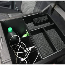 JoyTutus Center Console Organizer Tray Car armrest Storage Box for Toyota Tundra 2007-2019 2020/Toyota Sequoia 2008-2019 2020