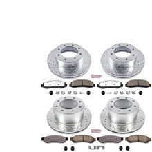 Power Stop K6547-36 Front & Rear Z36 Truck and Tow Brake Kit