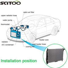 SCITOO Radiator Compatible with 2004 2005 2006 2007 2008 for Chevrolet Aveo Aveo5 1.6L CU2873