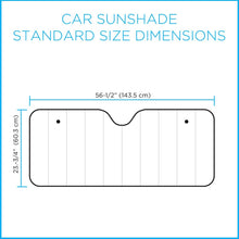 Single Bubble Front Windshield Shade Window Shade- Accordion Folding Auto Sunshade for Car Truck SUV-Blocks UV Rays Sun Visor Protector-Keeps Your Vehicle Cool