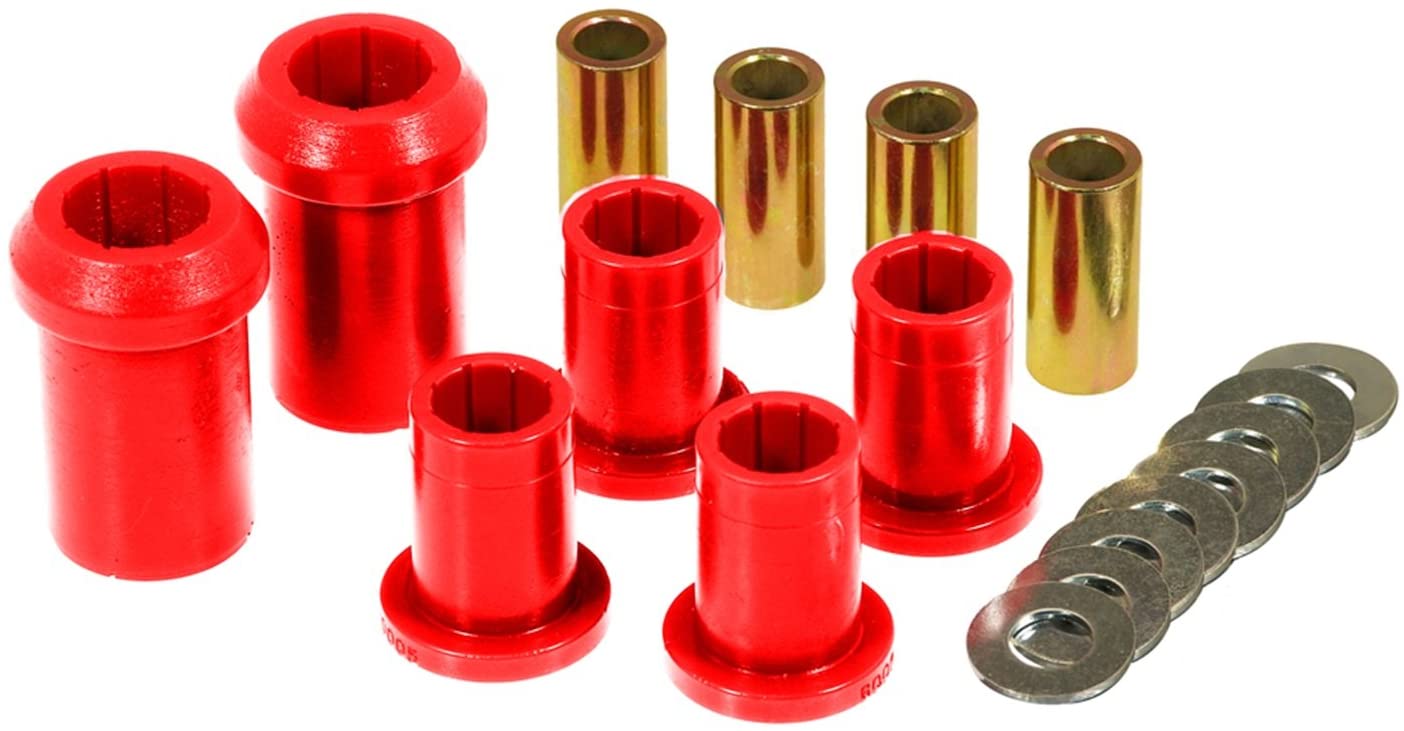 Prothane 4-206 Red Front Upper and Lower Control Arm Bushing Kit