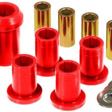 Prothane 4-206 Red Front Upper and Lower Control Arm Bushing Kit