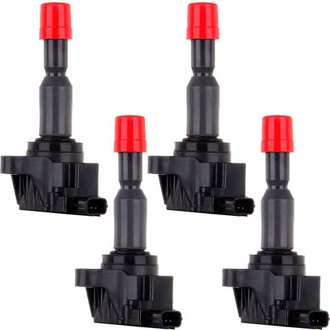 ECCPP Pack of 4 Portable Spare Car Ignition Coil Packs Replacement for Honda Fit 2007 2008 1.5L for UF581 for Travel, Transportation and Repair