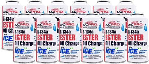 Interdynamics A/C Pro R-134a Ester Oil Charge with ICE32 (2 oz) - 12 Pack