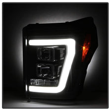 Spyder Auto Light Bar Dry Led Projector Headlights 2011-2016 Ford F250/F350/F450 (5084460)