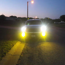 Alla Lighting 3800lm Xtreme Super Bright H11 H8 LED Fog Lights Bulbs 3000K Amber Yellow ETI 56-SMD 12V DRL for Replacing Halogen 55W 35W Fog Lamps H16