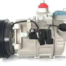 AC Compressor & A/C Clutch A/C Air Conditioner Compressor Compatible with Volvo XC70 XC90 3.0L 3.2L & Land Rover 3.2L New (US stock)