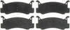 ACDelco 17D366 Professional Organic Rear Disc Brake Pad Set