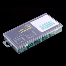 Cuque 18 Sizes 270Pcs O-ring Box O-Ring Tools Set Assortment Car Auto Vehicle Repair Car Air Conditioning Rubber O-Ring Tools HNBR Seals Assortment Kit Green