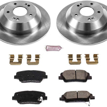 Power Stop KOE7507 Autospeciality Replacement Rear Brake Kit- OE Rotors & Ceramic Brake Pads