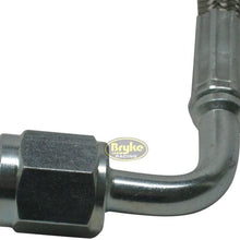 Brake Line 36" 90 Degree -4AN -4 AN 36 inch Steel Braided Brakeline IMCA Bryke Racing
