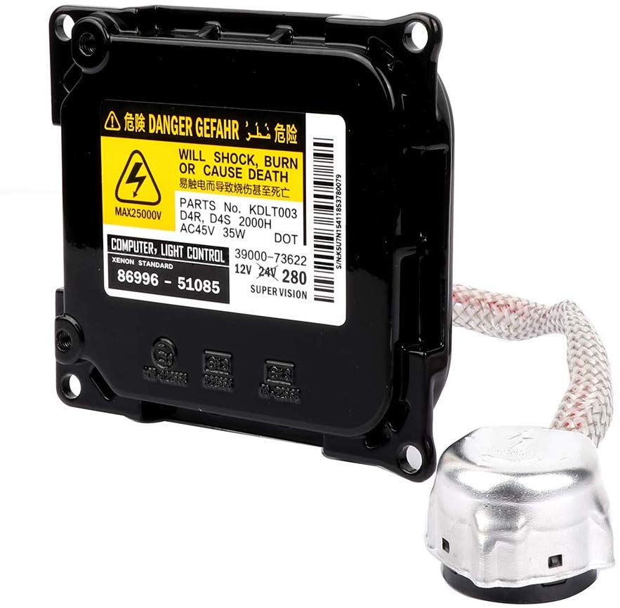 AUTOMUTO Xenon HID Headlight Ballast Control with Igniter Unit D4R/D4S Ballast Module Fits for 2007-2011 Lexus GS450h,2010-2013 Lexus GX460,2007-2012 Lexus LS460,OEKDLT003 8596751040 (KDLT003 Ballast)