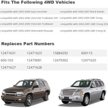 WMPHE Compatible with Front Axle Differential Actuator and Disconnect 4WD Buick Rainier, Chevy Trailblazer,GMC Envoy XL XUV, Isuzu Ascender -Replaces 12471631 12471623 15884292 12479081 600115 600-103