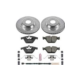 Power Stop K7022 Front Brake Kit with Drilled/Slotted Brake Rotors and Z23 Evolution Ceramic Brake Pads