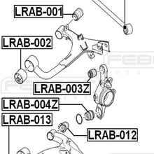 FEBEST LRAB-012 Rear Lower Arm Bushing