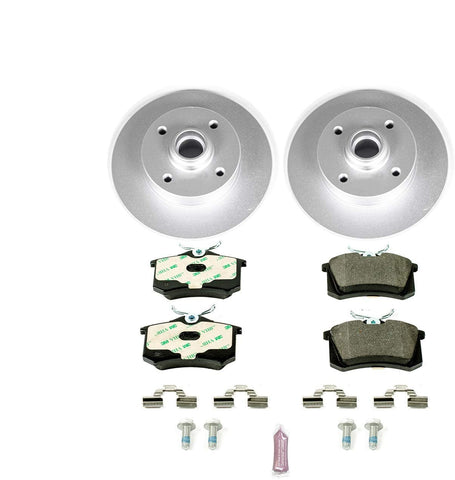 Power Stop ESK369 Rear Euro-Stop Brake Kit Volkswagen