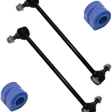 Detroit Axle - Front Sway Bar Links with Bushings Replacement for 2001-2007 Town & Country - [2001-2003 Voyager] - 2001-2007 Dodge Caravan - [2001-2007 Dodge Grand Caravan]