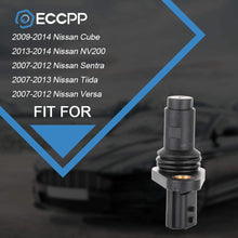 ECCPP Crank Crankshaft Position Sensor 237311VA0A 237311KT0A Fit for 2007-2012 Nissan Sentra, 2007-2012 Nissan Versa, 2009-2014 Nissan Cube, 2013-2014 Nissan NV200, 2007-2013 Nissan Tiida