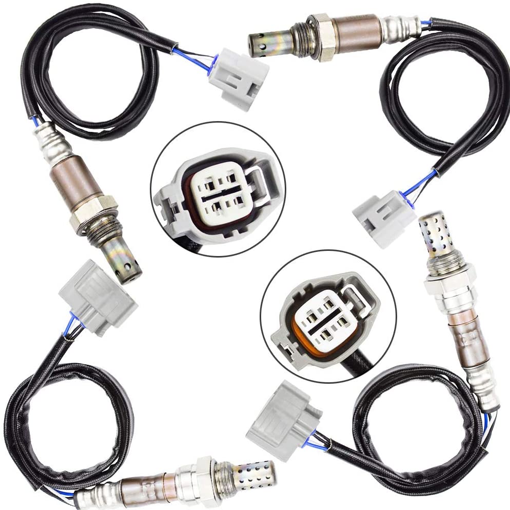 4x Oxygen sensor for 2002 2003 2004 2005 2006 2007 2008 Jaguar X-TYPE 2.5L 3.0L Up +Downstream