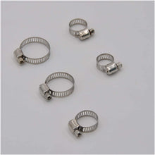 RJJX 50PCS/Set Multi Size Stainless Steel Hoop Clamp Hose Clamp Automotive Pipes Clip Fixed Tool (Color : 1)