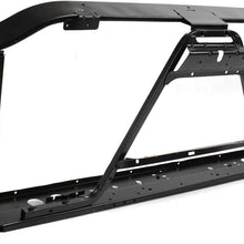 Radiator Support Assembly Compatible with 2003-2006 Chevrolet Silverado 1500 / Tahoe Black Steel Includes 2007 Classic