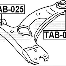 FEBEST TAB-025 Front Control Arm Bushing