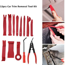 13 pcs Auto Trim Removal Tool Kit, Trim Removal Tool Set with Clips Fasteners Remover Pliers for Automotive Car Door Panel BodyTrim Removal