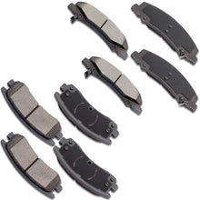 OCPTY Ceramic Brakes Pads, Quick Stop Front Rear Brake Pad fit for 2008 2009 Buick Lacrosse,2006 2007 2008 2009 2010 Chevrolet Impala,2006 2007 Chevrolet Monte Carlo