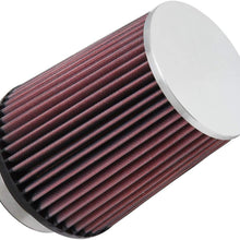 K&N Universal Clamp-On Air Filter: High Performance, Premium, Washable, Replacement Filter: Flange Diameter: 3.5 In, Filter Height: 6.5 In, Flange Length: 1.25 In, Shape: Round Tapered, RC-4630