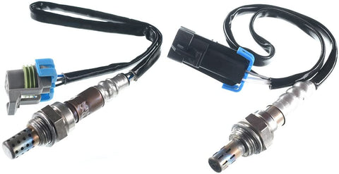 Set of 2 Up and Downstream Oxygen Sensor for Pontiac G6 Saturn Vue Sky Chevrolet Malibu 2008-2010 Equinox GMC Terrain