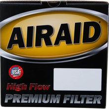 Airaid 722-431 Universal Clamp-On Air Filter: Oval Tapered; 3 in (76 mm) Flange ID; 5 in (127 mm) Height; 8.5 in x 5.25 in (216 mm x 133 mm) Base; 6 in x 3.75 in (152 mm x95 mm) Top