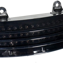 Tri-Bar Smoked LED Rear Tail Brake Fender Tip Light For Harley Street Glide FLHX 2014-2018